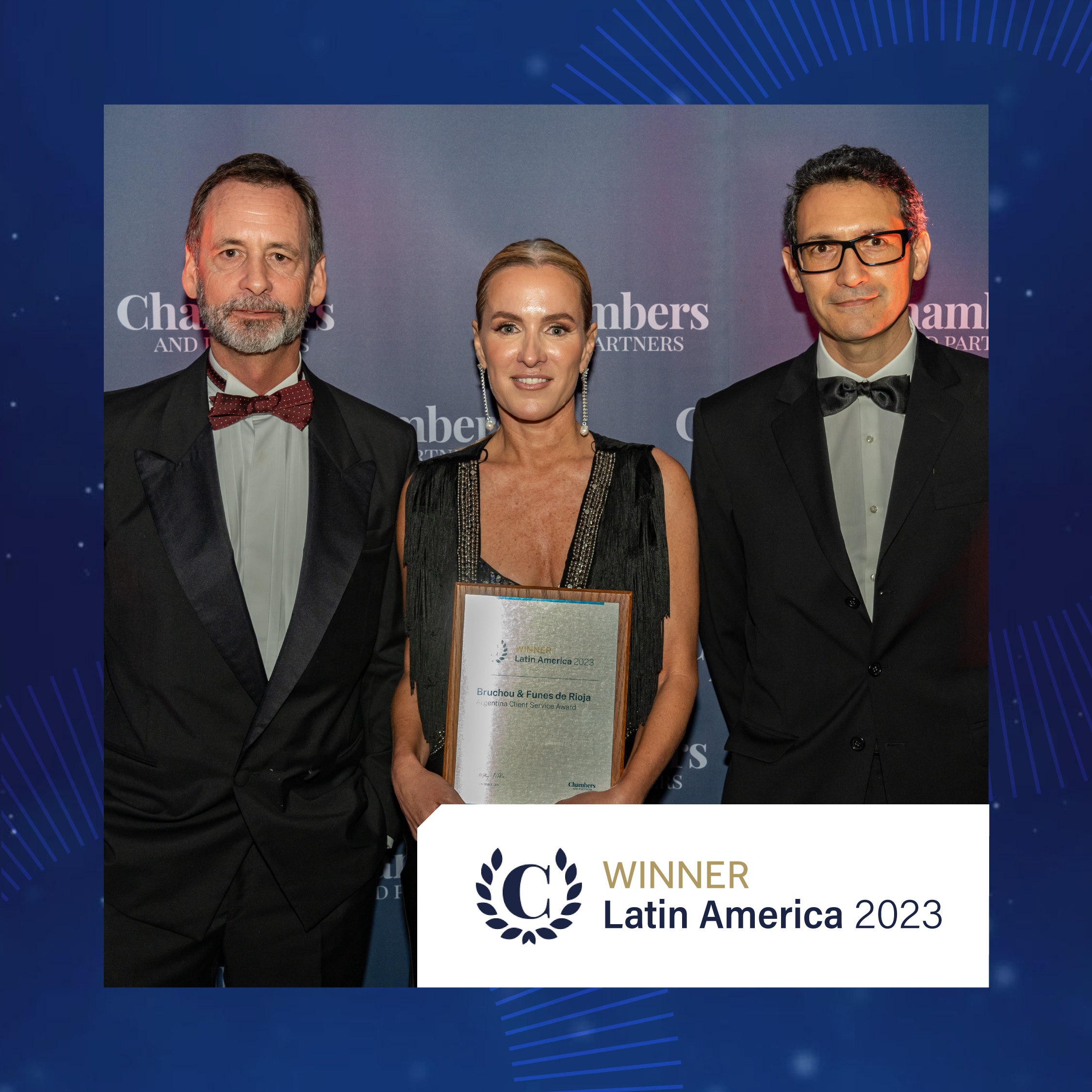 Bruchou & Funes de Rioja recognized with the Client Service Award for Argentina at the Chambers Latin America Awards 2023