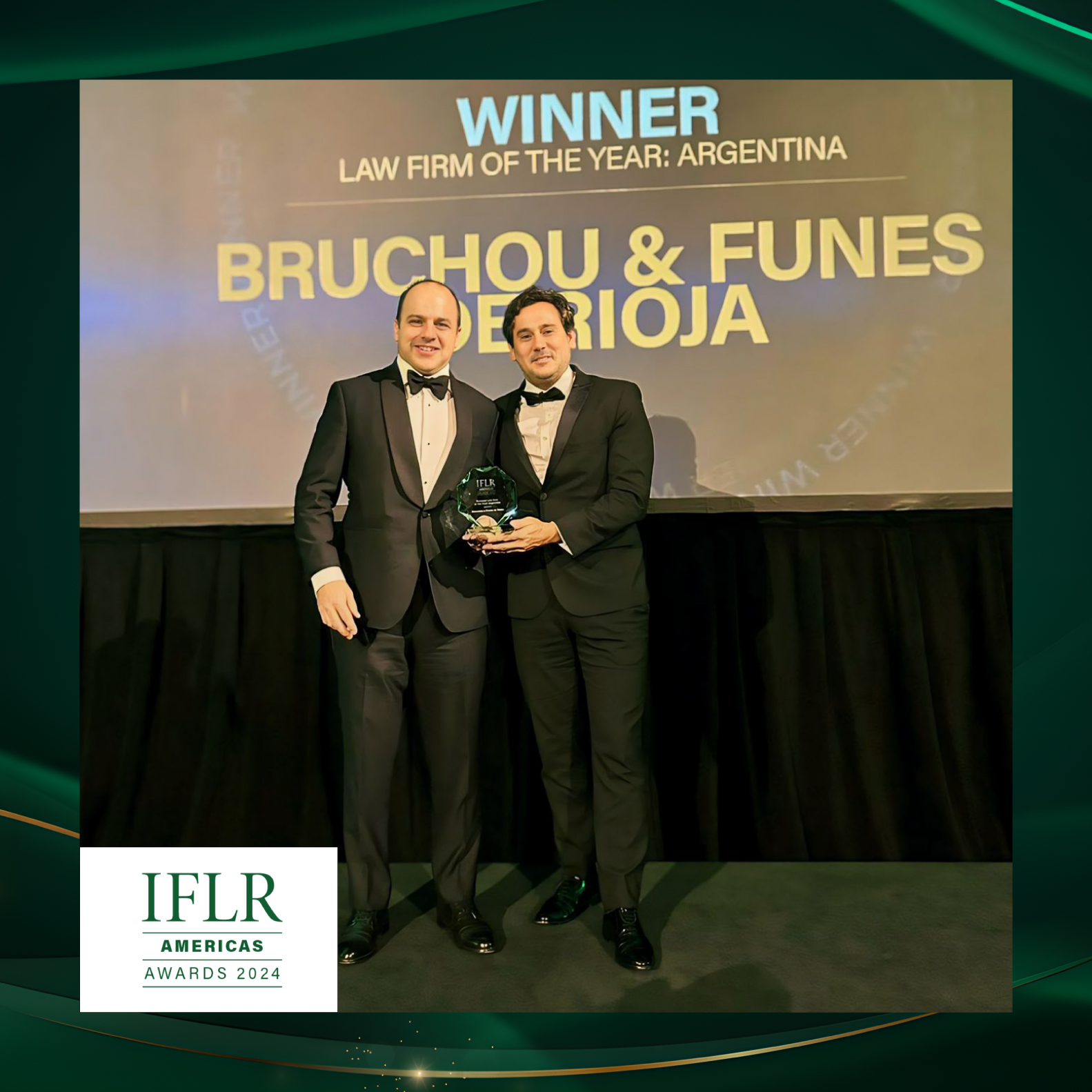 Bruchou & Funes de Rioja reconocidos como National Law Firm of the Year: Argentina por IFLR Americas Awards 2024